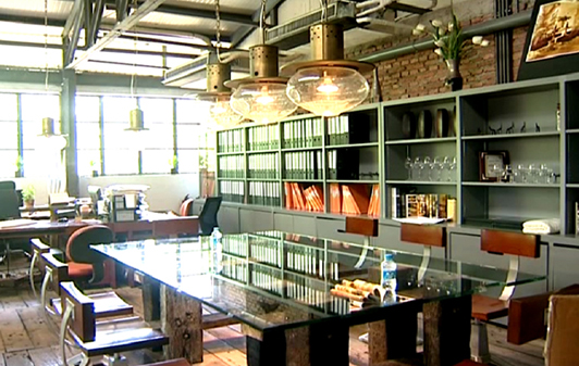 辦公室裝修復(fù)古風效果圖